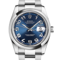 Rolex Datejust 116200BLCAO 36MM Blue Concentric Dial Silver-tone Case