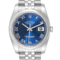 Rolex Datejust 116200BLRJ 36MM Blue Dial Silver-tone Case