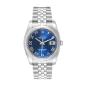 Rolex Datejust 116200BLRJ 36MM Blue Dial Silver-tone Case