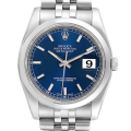 Rolex Datejust 116200BLSJ 36MM Blue Dial Silver-tone Case