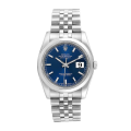 Rolex Datejust 116200BLSJ 36MM Blue Dial Silver-tone Case