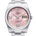 Rolex Datejust 116200PFAO 36MM Pink Floral Dial Silver-tone Case