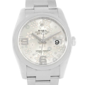 Rolex Datejust 116200SFAO 36MM Silver Floral Dial Silver-tone Case