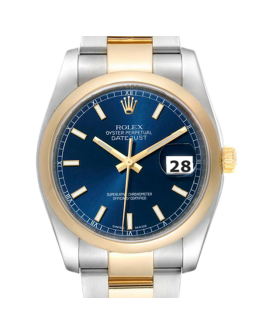 Rolex Datejust 116203SDO 36MM Blue Dial Silver-tone Case