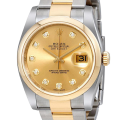 Rolex Datejust 116203CDO 36MM Champagne Dial Silver-tone Case