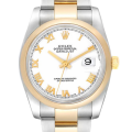 Rolex Datejust 116203-0135 36MM White Dial Silver-tone Case