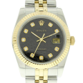 Rolex Datejust 116233-0208 36MM Black Dial Silver-tone Case