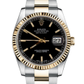 Rolex Datejust 116233BKSO 36MM Black Dial Silver-tone Case