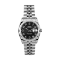 Rolex Datejust 116234BKCAJ 36MM Black Dial Silver-tone Case