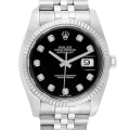 Rolex Datejust 116234BKDJ 36MM Black Dial Silver-tone Case