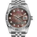 Rolex Datejust 116234BKMDJ 36MM Mother of Pearl Dial Silver-tone Case