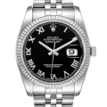 Rolex Datejust 116234BKRJ 36MM Black Dial Silver-tone Case