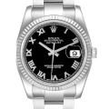 Rolex Datejust 116234BKRO 36MM Black Dial Silver-tone Case