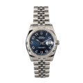 Rolex Datejust 116234BLCAJ 36MM Blue Concentric Dial Silver-tone Case