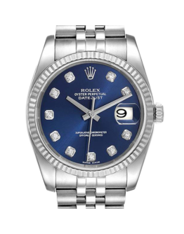 Rolex Datejust 116234BLDJ 36MM Blue Dial Silver-tone Case