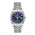 Rolex Datejust 116234BLSJ 36MM Blue Dial Silver-tone Case