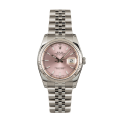 Rolex Datejust 116234PSJ 36MM Pink Dial Silver-tone Case