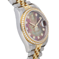 Rolex Datejust 116243BKMDJ 36MM Mother of Pearl Silver-tone Case