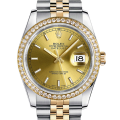 Rolex Datejust 116243CSJ 36MM Champagne Dial Silver-tone Case