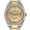 Rolex Datejust 116243CSO 36MM Champagne Dial Silver-tone Case