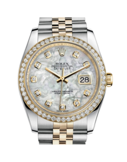 Rolex Datejust 116243MDJ 36MM Mother of Pearl Silver-tone Case