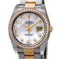 Rolex Datejust 116243MDO 36MM Mother of Pearl Silver-tone Case