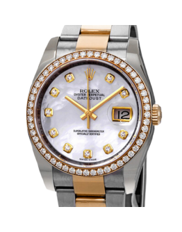 Rolex Datejust 116243MDO 36MM Mother of Pearl Silver-tone Case