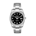 Rolex Datejust 116244BKDO 36MM Black Dial Silver-tone Case