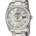 Rolex Datejust 116244MDO 36MM Mother of Pearl Silver-tone Case