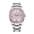 Rolex Datejust 116244PFAO 36MM Pink Floral Dial Silver-tone Case