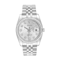 Rolex Datejust 116244SJDJ 36MM Silver Dial Silver-tone Case