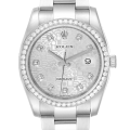 Rolex Datejust 116244SJDO 36MM Silver Dial Silver-tone Case