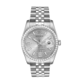 Rolex Datejust 116244SWDAJ 36MM Silver Wave Dial Silver-tone Case