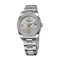 Rolex Datejust 116244-72600 36MM Silver Wave Dial Silver-tone Case