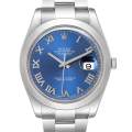 Rolex Datejust 116300-72210 41MM Blue Dial Silver-tone Case