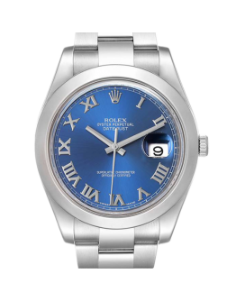 Rolex Datejust 116300-72210 41MM Blue Dial Silver-tone Case