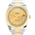 Rolex Datejust 116333-72213 36MM Champagne Dial Gold-tone Case