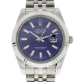 Rolex Datejust 116334BLSJ 41MM Blue Dial Silver-tone Case