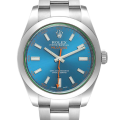 Rolex Milgauss m116400gv-0002 40MM Blue Dial Silver-tone Case