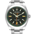 Rolex Milgauss m116400gv-0001 40MM Black Dial Silver-tone Case