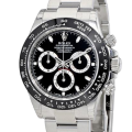 Rolex Daytona m116500ln-0002 40MM Black Dial Silver-tone Case