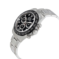 Rolex Daytona m116500ln-0002 40MM Black Dial Silver-tone Case