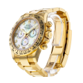 Rolex Daytona 116508WMDO 40MM White Mother of Pearl Dial Yellow Gold-tone Case