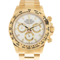 Rolex Daytona 116508WSO 40MM White Dial Yellow Gold-tone Case