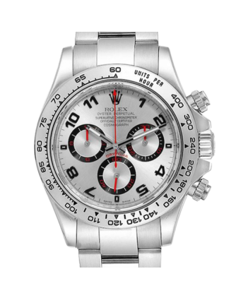 Rolex Daytona 116509SAO 40MM Silver Dial Silver-tone Case