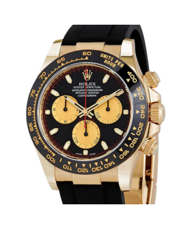 Rolex Daytona 116518BKCSR 40MM Black Dial Gold-tone Case