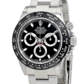 Rolex Daytona 116520BKSO 40MM Black Dial Silver-tone Case