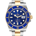 Rolex Submariner 116613LB-97203 40MM Blue Dial Silver-tone Case