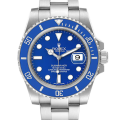 Rolex Submariner 116619LB-97209 40MM Blue Dial Silver-tone Case