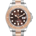 Rolex Yacht-master 116621-78801 40MM Brown Dial Silver-tone Case